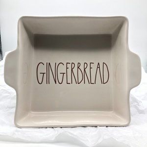 Rae Dunn Gingerbread Baking Dish  NWT